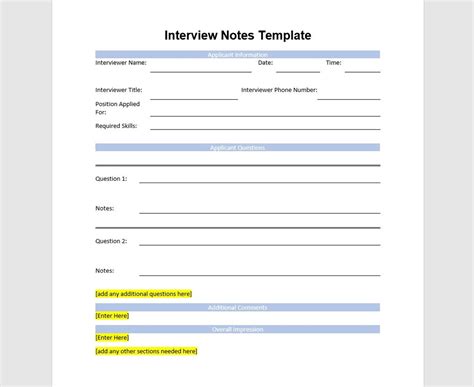 Toradh íomhá ar Interview Field Notes Example