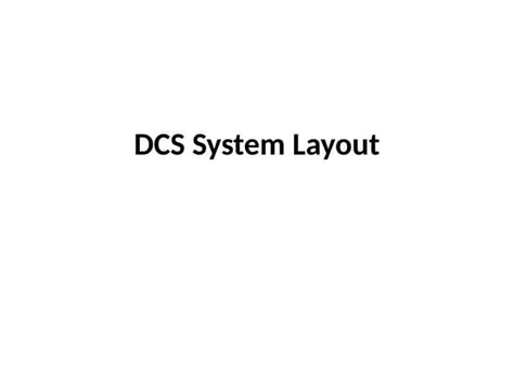 Image result for Distributed Control System Layout