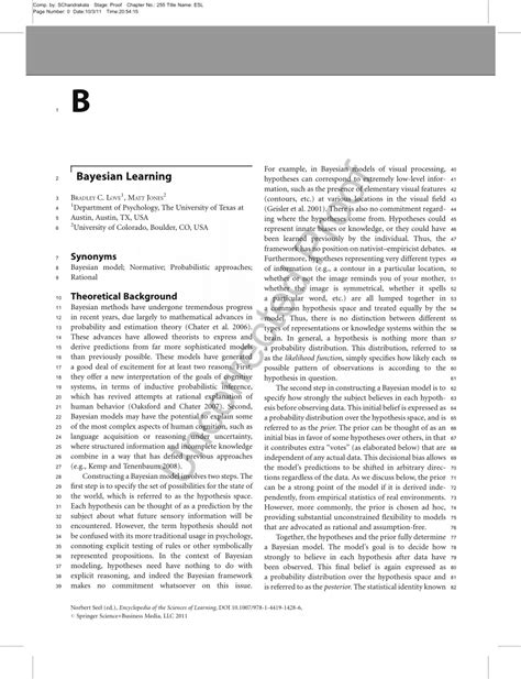 Image result for Bayesian Learning Student Book
