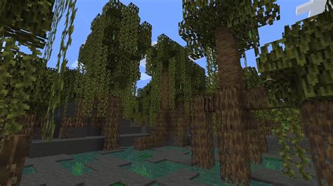 Toradh íomhá ar Swamp Trees in Minecraft