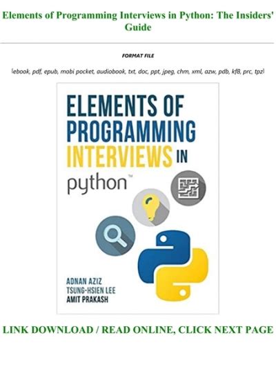Image result for Elements of Programming Interviews