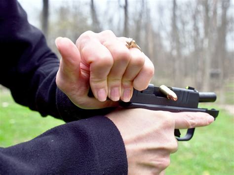 Image result for Loading Handgun Clip