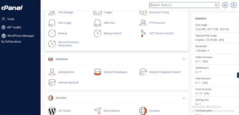 Image result for cPanel MySQL Extension