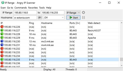 Free IP Address Scanner के लिए छवि परिणाम