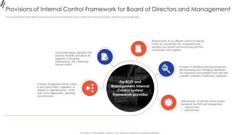 Image result for Internal Control Framework Examples