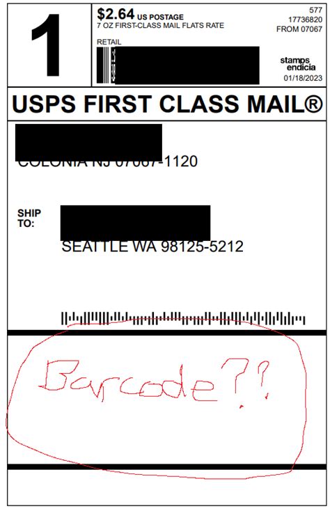 Image result for USPS First Class Mailing Label