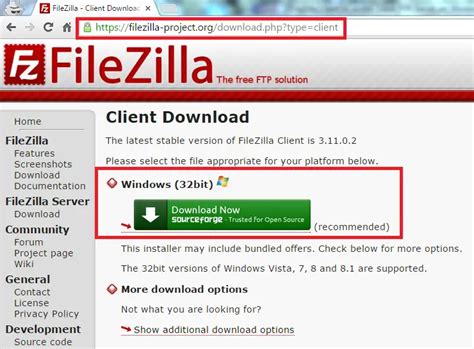 Image result for FileZilla FTP Server Download