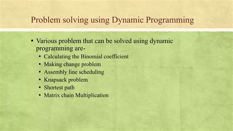 Image result for Dynamic Programming Optimal Solution