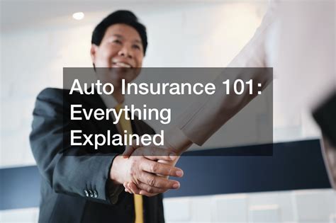 Image result for Auto Insurance 101