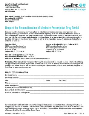 Image result for Medicare Reconsideration Form