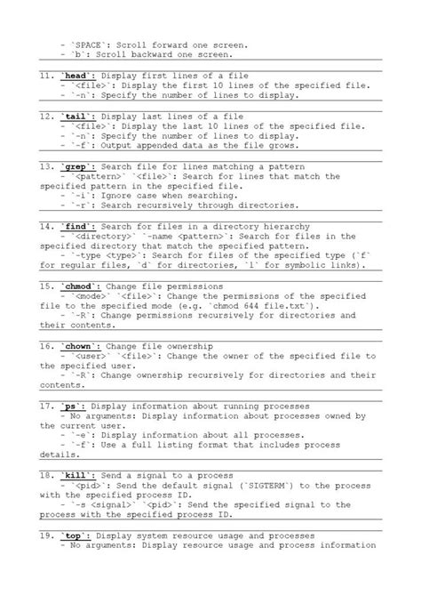 Linux Important Commands に対する画像結果