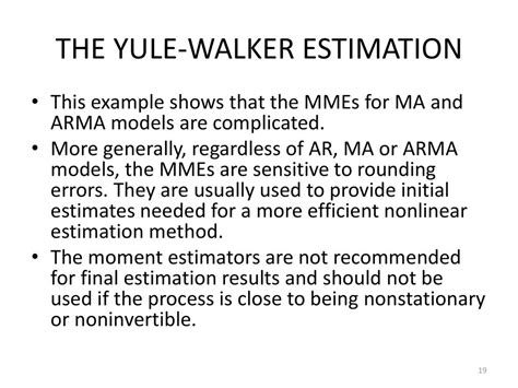 Image result for Yule-Walker Equations Explained
