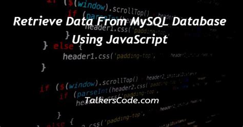 Connect MySQL to JavaScript ପାଇଁ ପ୍ରତିଛବି ଫଳାଫଳ