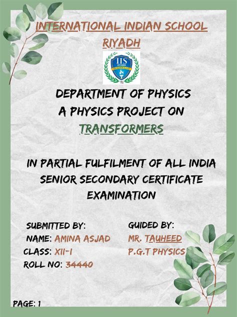 Physics Project Class 12 に対する画像結果