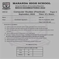 Image result for 2022 Computer KCSE Paper 2