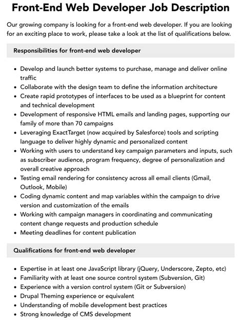 Image result for Front End Web Developer Jobs