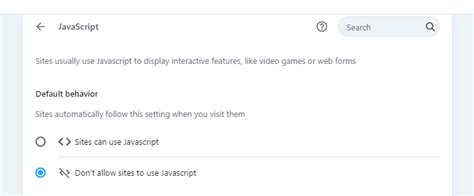 Image result for Turn Off JavaScript