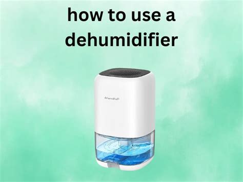 Image result for How to Operate a Dehumidifier
