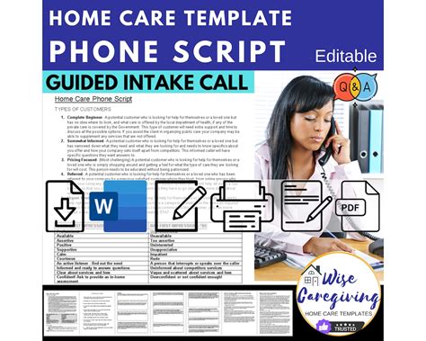 Image result for Inbound Call Script Template for Reception
