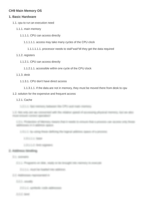 Image result for Computer Memory Mind Map