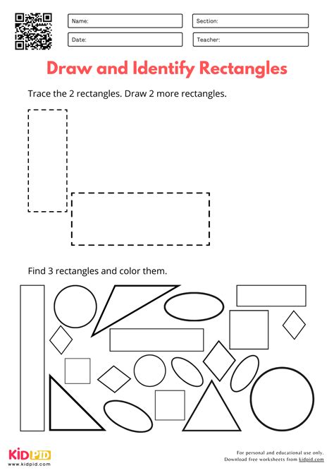 Image result for Shapes Practice Worksheet