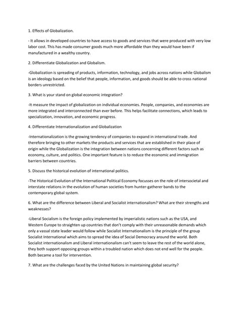 Image result for Two Problems of Researching Globalization