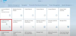 Step 5 Create Purchase Requisition SAP に対する画像結果