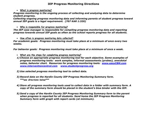 Image result for IEP Progress Report Sample