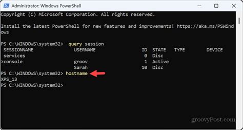 Image result for Hostname PowerShell
