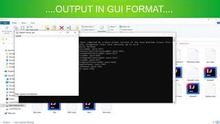 Image result for GUI Sample Output