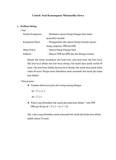 Image result for Contoh Assignment Lengkap Problem Solving