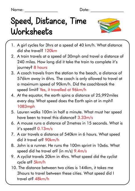 Computing Distance Worksheet に対する画像結果
