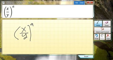 Image result for Math Input Panel Run Command