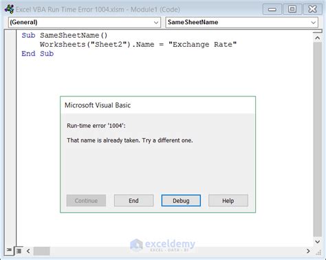 Excel Run Time Error VBA に対する画像結果
