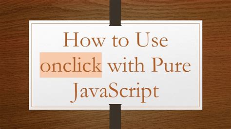 Image result for How to Use Onclick in JavaScript