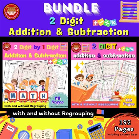 Toradh íomhá ar 2-Digit Addition and Subtraction Worksheets