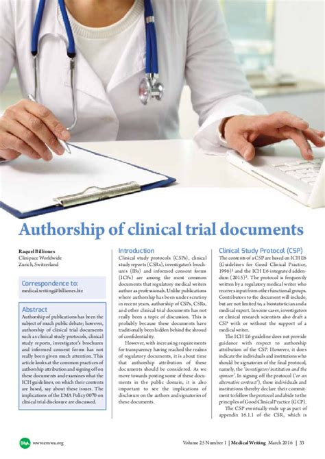 Toradh íomhá ar Clinical Trial Core Documents