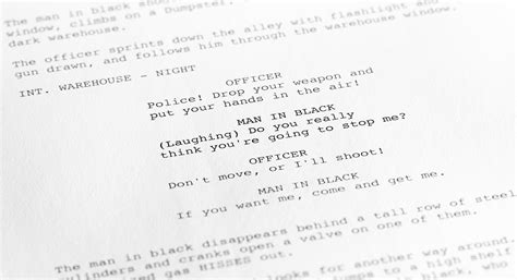 Image result for Male Voice Actor Script Examples