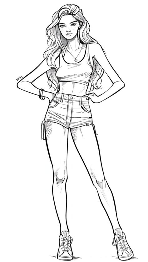 Image result for Top Model Coloring