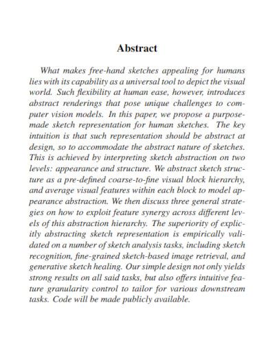 Image result for Example of an Abstract Paragraph