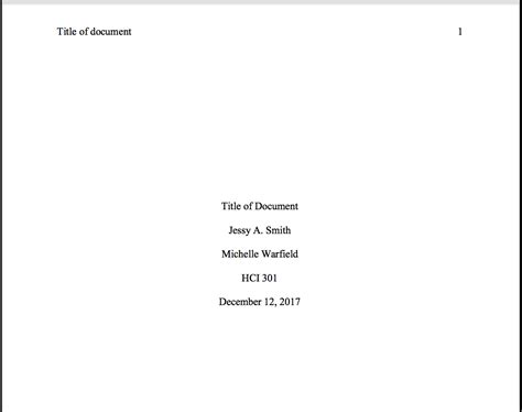 AMA Cover Page Format Example に対する画像結果