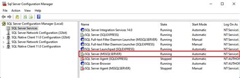 SQL Server Service Start に対する画像結果