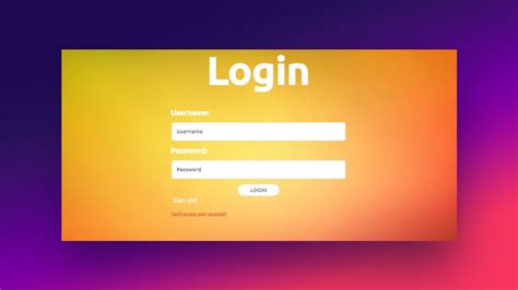Account Page HTML CSS に対する画像結果