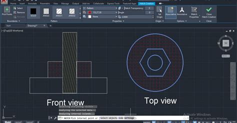 Image result for How to Use Hatch On AutoCAD