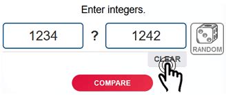 Image result for Examples of Comparing Integers