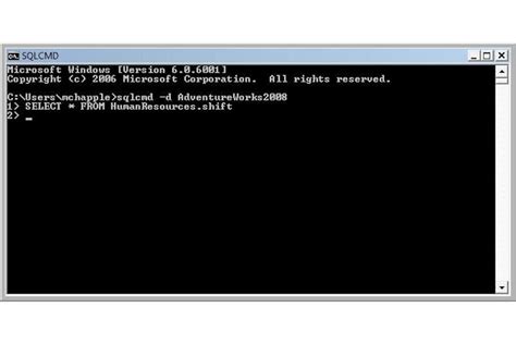 Image result for Sqlcmd Examples