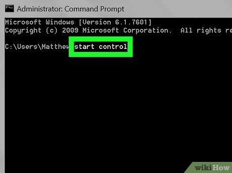 Run Control Panel From Command Prompt に対する画像結果
