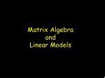 Image result for Linear Model Matrix