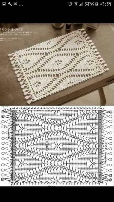 Crochet Table Runner Patterns Art Deco に対する画像結果