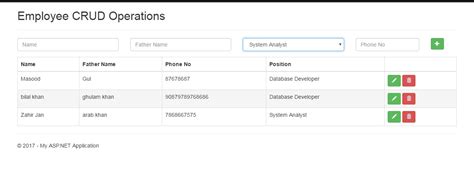 Image result for Crud Operations in ASP .Net MVC in jQuery and Store Procedure